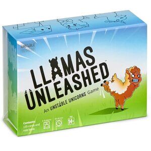 3/$55❤️Llamas Unleashed Base Card Game Unstable Unicorns like Exploding Kittens